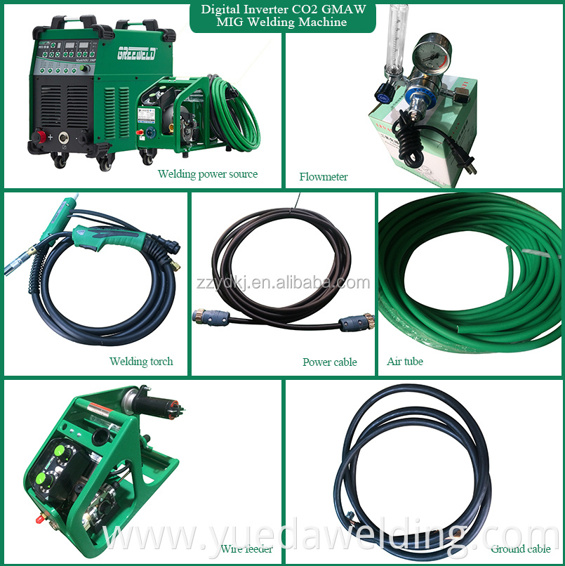 Low price galvanized sheet IGBT inverter gas welding machine with after-sales service